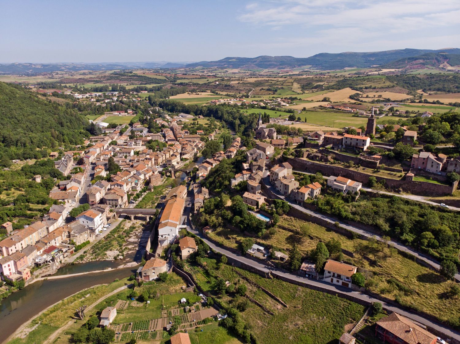 photo de Camarès, le village de La filature Colbert en Aveyron